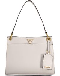 Guess - Chic Polyurethane Shoulder Bag With Logo - Lyst