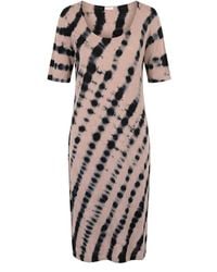 Malo - Purple Cotton Dress - Lyst
