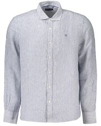 North Sails - Blue Linen Men's Shirt - Lyst