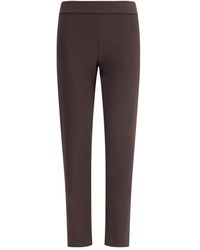 Avenue Montaigne - Brown Polyamide Casual Pants - Lyst