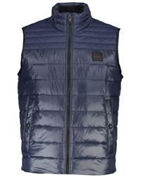 BOSS - Blue Polyamide Jacket - Lyst
