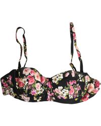 Dolce & Gabbana - Floral Padded Balconnet Bra Underwear - Lyst