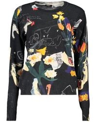 Desigual - Black Viscose 's Sweater - Lyst