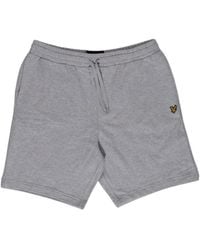 Lyle & Scott - Gray Cotton Short - Lyst