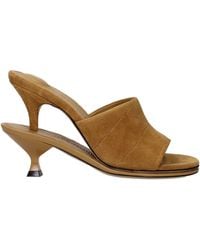 Jacquemus - Suede Sandals/Camel - Lyst