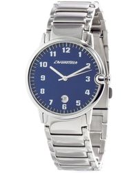 Chronotech - Silver Steel Watch - Lyst