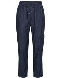 Trussardi - Blue Cotton 's Pant - Lyst