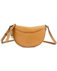 Michael Kors - Dover Small Pebbled Leather Half Moon Crossbody Bag Purse - Lyst