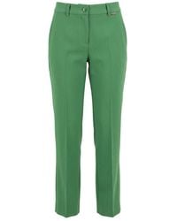 Baldinini - Green Polyester Pants - Lyst