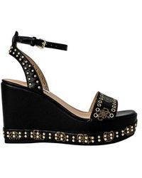 plain black sandals flat