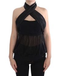 Exte - Neck Wrap Top Black Sig30856 - Lyst