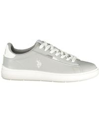 U.S. POLO ASSN. - Gray Polyester Men's Sneaker - Lyst