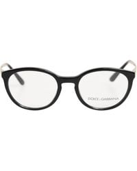 Dolce & Gabbana - Acetate Cat Eye Frame Eyewomen's Reading Glass - Lyst