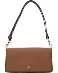 Tory Burch - Brown Leather Shoulder Bag - Lyst
