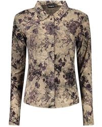Desigual - Brown Polyester 's Shirt - Lyst