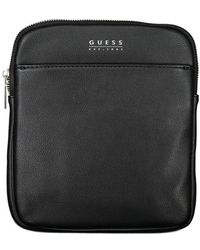 Guess - Sleek Men's Black Shoulder Bag - Lyst