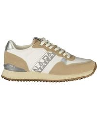 Napapijri - Bianco Polyester 's Sneakers - Lyst