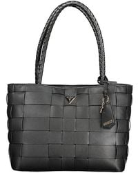 Guess - Nero Poliuretano Handbag - Lyst