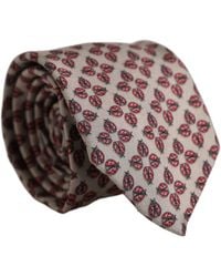 Dolce & Gabbana - Beige Lady Bug Silk Adjustable Necktie Men Accessory Tie - Lyst
