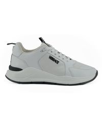 Versace - Calf Leather Sneakers - Lyst