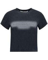 Alexander Wang - Black Cotton T - Lyst