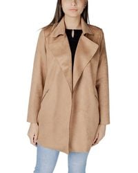 Street One - Beige Polyester Jackets & Coat - Lyst