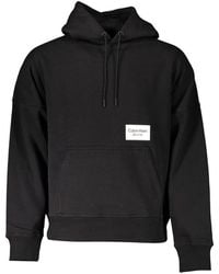 Calvin Klein - Black Cotton Men Sweater - Lyst