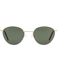 Andy Wolf - Gold Metal Sunglasses - Lyst