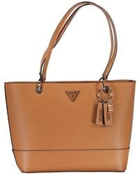 Guess - Brown Polyethylene Handbag - Lyst