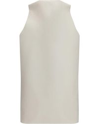 Balenciaga - Beige Wool Oves Aries Casual Dress - Lyst