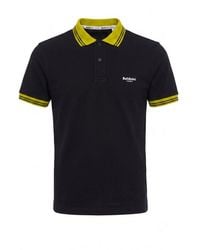 Baldinini - Blue Cotton Men Polo Shirt - Lyst