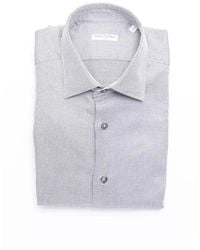 Robert Friedman - Beige Cotton Medium Slim Collar Shirt - Lyst