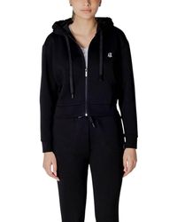 ARMANI EXCHANGE - Black Cotton Hoody - Lyst