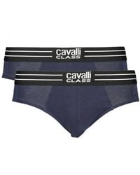 Roberto Cavalli - Blue Cotton Men's Brief - Lyst