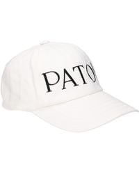 Patou - White Cotton Cap (baseball Hat) - Lyst