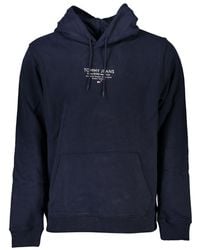 Tommy Hilfiger - Chic Hooded Sweatshirt With Logo Detail - Lyst