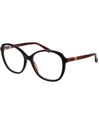Max Mara - Blue Plastic Glasses (frames) - Lyst