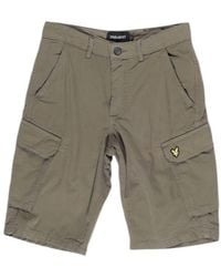 Lyle & Scott - Green Cotton Short - Lyst