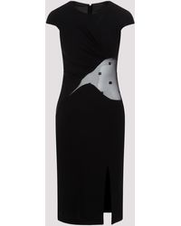 Givenchy - Black Viscose Dress - Lyst