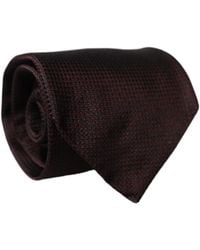 Dolce & Gabbana - Black Red Patterned 100% Silk Adjustable Men Necktie Tie - Lyst