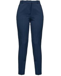 Pinko - Blue Viscose Jeans & Pant - Lyst