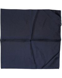 Dolce & Gabbana - Dark Silk Square Foulard Scarf - Lyst