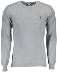 U.S. POLO ASSN. - Elegant Slim Fit Crew Neck Sweater - Lyst