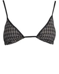 KARL LAGERFELD - Black Polyamide Swimsuit - Lyst