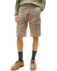 Tommy Hilfiger - Beige Recycled Cotton Cargo Shorts - Lyst