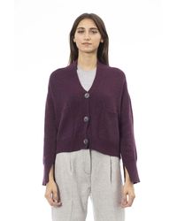 Alpha Studio - Merino Wool Cardigan - Lyst