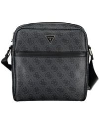 Guess - Elegant Shoulder Bag With Contrasting Details - Lyst