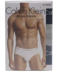 Calvin Klein - Black Cotton Briefs - Lyst
