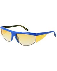Guess - Blue Plastic Sunglasses - Lyst