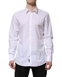 Dolce & Gabbana - Cotton Long Sleeves Dress Shirt - Lyst